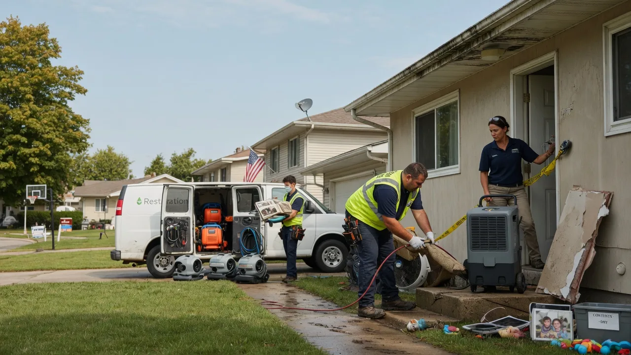 Water Damage Restoration in Belpre, OH near me